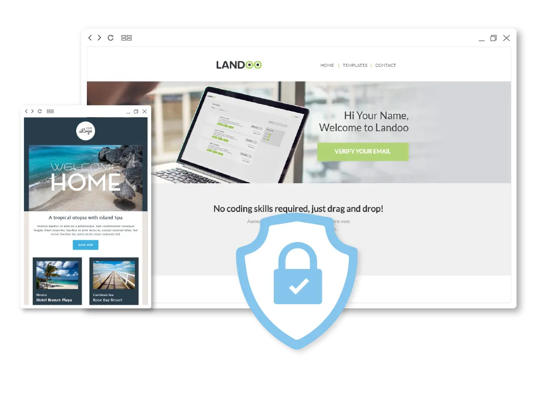 Screenshot: security settings
