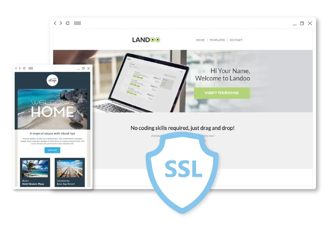 Screenshot: SSL encryption in the browser